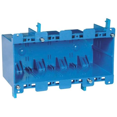 4 gang plastic electrical box|shallow 4 gang electrical box.